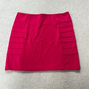 Pink mini skirt